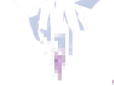 Грудастая хентай барменша отсосала у парня член и уселась сверху