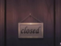 Грудастая хентай барменша отсосала у парня член и уселась сверху