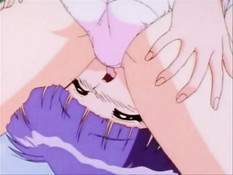 Две аниме лесбиянки отлизывают клитор в позе 69 и трутся лобками