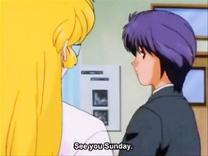 Две аниме лесбиянки отлизывают клитор в позе 69 и трутся лобками