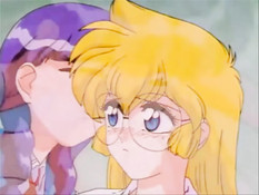 Две аниме лесбиянки отлизывают клитор в позе 69 и трутся лобками