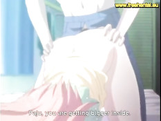 Парень вылизал клитор хентай девке в позе 69 и отымел на кровати