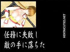 Мужчина в маске лижет грудь и делает фистинг 3D девушке с косой