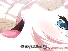 Похотливые аниме студентки с мокрыми кисками отсасывают парням