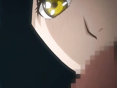 Парень в очках отодрал в ванной светловолосую хентай подружку