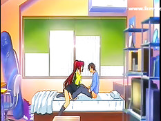 Парень отлизал клитор грудастой хентай брюнетке и отымел в киску