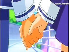 Парень отлизал клитор грудастой хентай брюнетке и отымел в киску