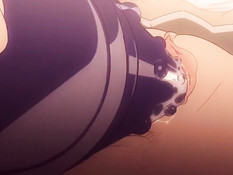 Сиськастая аниме красавица на диване оттрахала себя вибратором