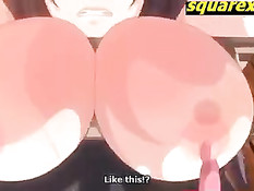 Мужик поймал аниме девку с красными волосами и заставил сосать