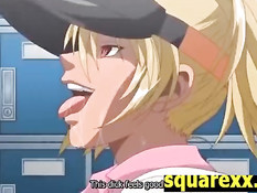 Четыре похотливые аниме студентки затрахали своего однокурсника