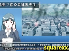 Четыре похотливые аниме студентки затрахали своего однокурсника