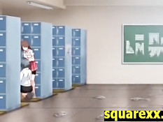 Четыре похотливые аниме студентки затрахали своего однокурсника