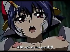 Монстр вылизал клитор пойманной хентай девчонке и засадил член