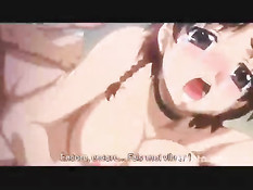 Рыжая хентай девчонка в белых чулках трахается со своим парнем