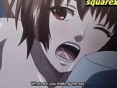 Грудастая хентай девушка трахается с парнем пока бойфренд спит