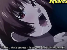 Грудастая хентай девушка трахается с парнем пока бойфренд спит