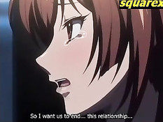 Грудастая хентай девушка трахается с парнем пока бойфренд спит