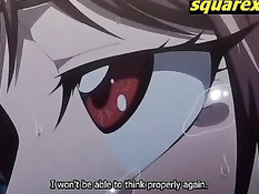 Грудастая хентай девушка трахается с парнем пока бойфренд спит