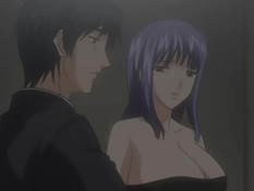 Рыжая хентай жена на кровати занимается любовью со своим мужем