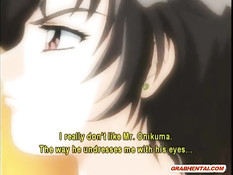 Похотливый лысый мужчина отодрал хентай девку большим членом