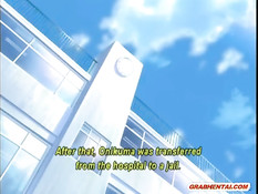 Похотливый лысый мужчина отодрал хентай девку большим членом