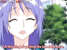 Две развратные аниме девки никак не могут поделить одного парня