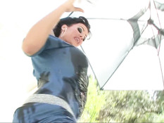 Групповой секс с натёртыми маслом женщинами Lisa Ann и Julia Ann