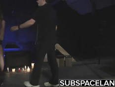 Связал буйную молодую рабыню, высек плёткой и оттрахал раком