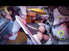 Сборник аниме порно видео по мотивам популярной игры Overwatch