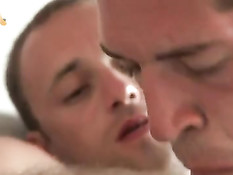 Французские голубые приятели целовались и занимались любовью