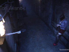 Мужик связал, выпорол и жёстко отъебал уличную шлюху Tori Avano