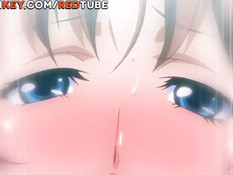 Снял розовые трусики с рыжей хентай подруги и вставил свой член