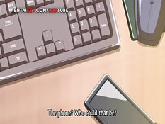 Большая грудь хентай студентки помогает мужчине быстро кончить