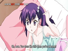 Большая грудь хентай студентки помогает мужчине быстро кончить