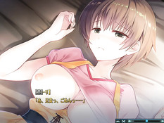 Страстный секс с красивой девушкой Yuuri из новеллы Baldr Heart