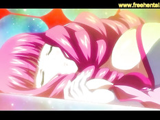 Монстры делают хентай девчонкам фистинг длинными щупальцами