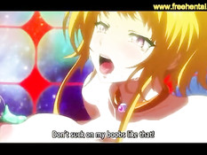 Монстры делают хентай девчонкам фистинг длинными щупальцами