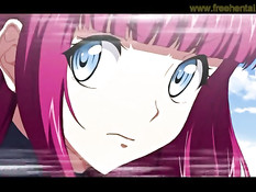 Монстры делают хентай девчонкам фистинг длинными щупальцами