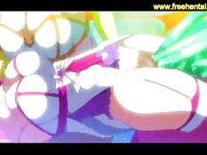 Монстры делают хентай девчонкам фистинг длинными щупальцами