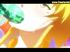 Монстры делают хентай девчонкам фистинг длинными щупальцами