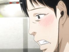 Неверная хентай жена изменяет мужу со своим новым любовником