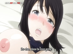 Неверная хентай жена изменяет мужу со своим новым любовником