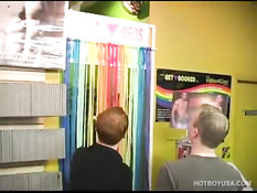 Рыжий гей в библиотеке отсосал у друга член и отпердолил раком