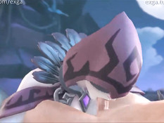 Шокирующе сексуальные 3D девки мастурбируют и ебутся с парнями