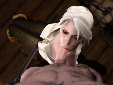 Шокирующе сексуальные 3D девки мастурбируют и ебутся с парнями