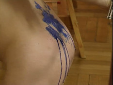 Он прицепил прищепки к соскам рыжей рабыни и выпорол плетью