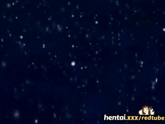 Парень отлизал киску у сисястой хентай подруги и вставил свой хуй