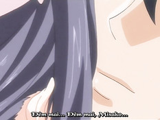 Возбуждённый мужчина жёстко отодрал связанную хентай девушку