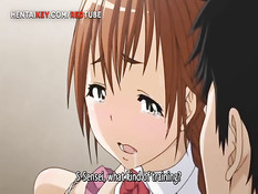 Он зашёл в женскую душевую и оттрахал хентай студентку с косой