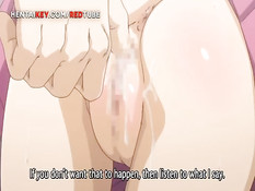 Он зашёл в женскую душевую и оттрахал хентай студентку с косой